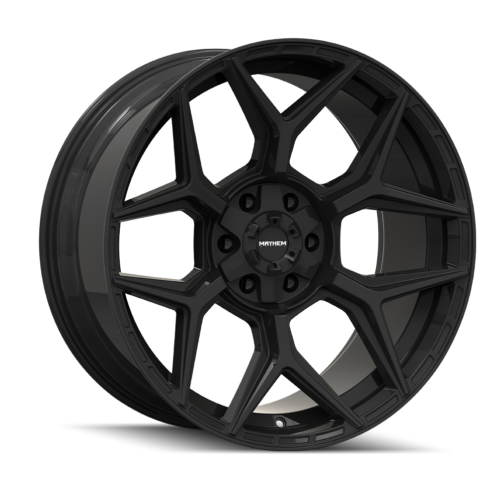 MAYHEM VANQUISH 8119 GLOSS BLACK 22X10 6-135/6-139.7 -19MM 106.1MM