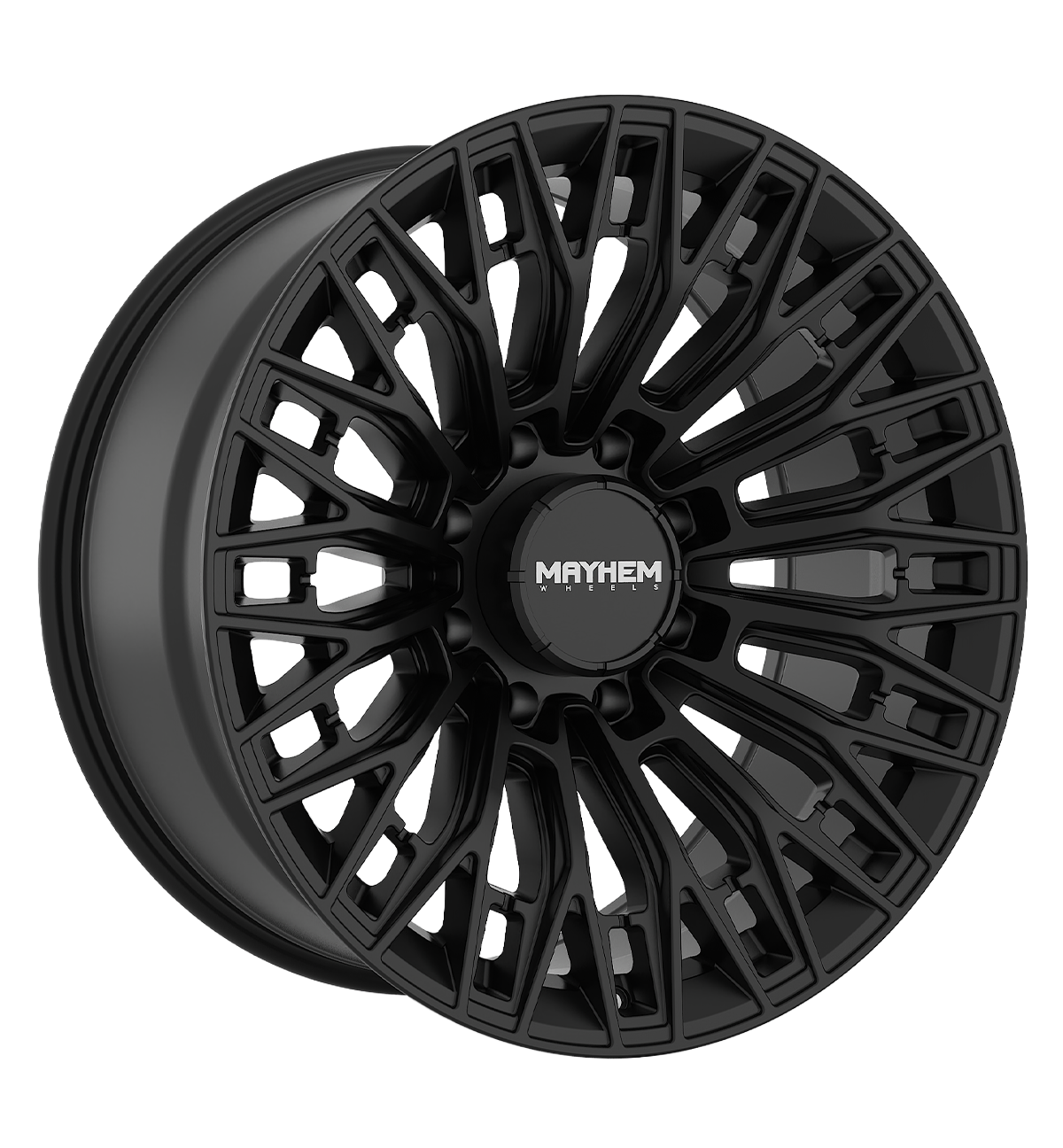 MAYHEM CYCLONE 8121 GLOSS BLACK 20X9 8-165.1 0MM 125.2MM 8121-2981GB0
