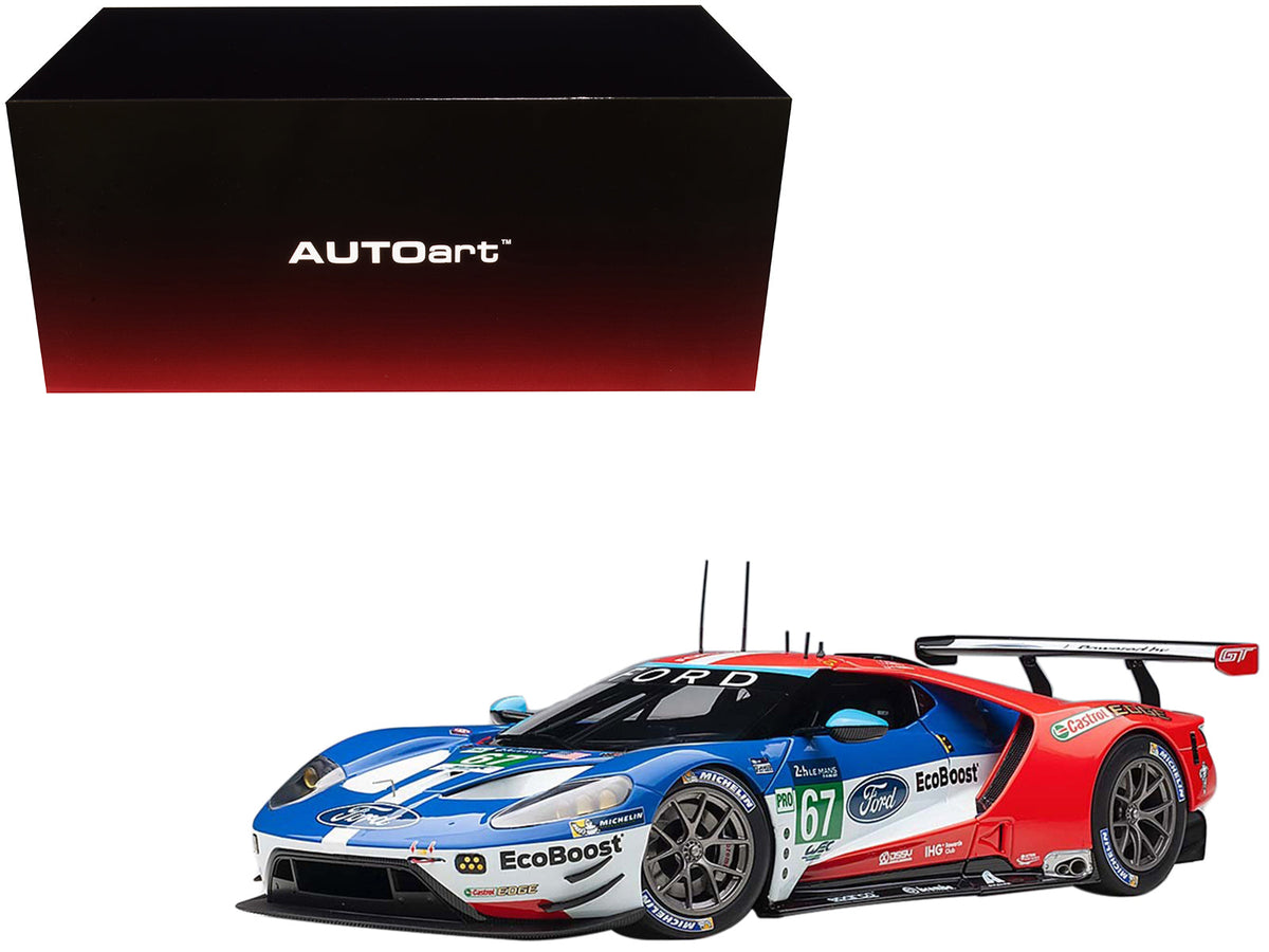 Ford GT #67 Harry Tincknell - Andy Priaulx - Pipo Derani "Ford Chip Ganassi Team UK" 24H Le Mans (2017) 1/18 Model Car by Autoart  free shipping USA