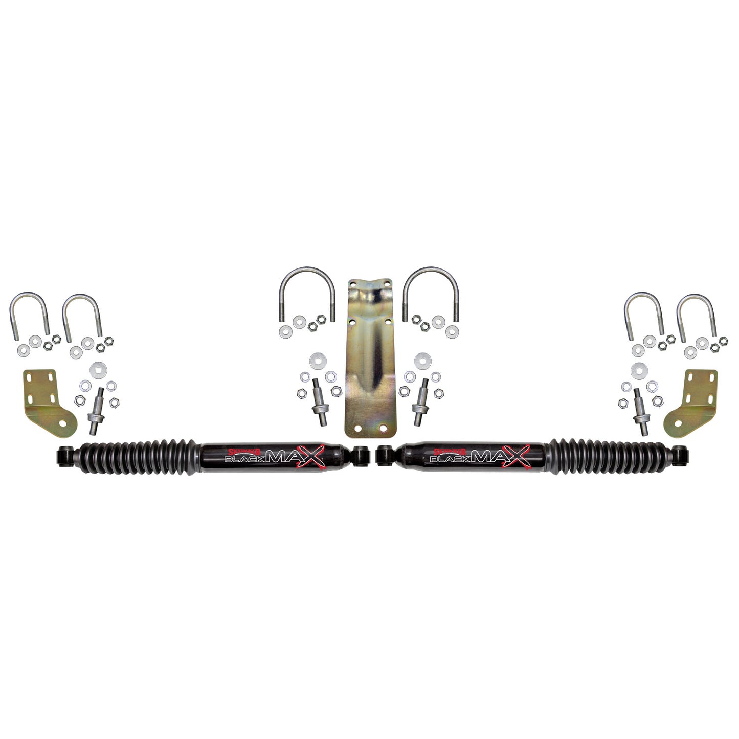 Black MAX Dual Stabilizer Kit With Black Cylinders And Black Boots.