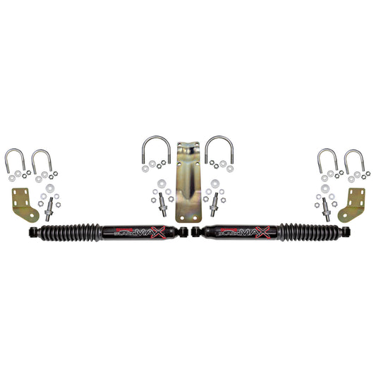 Black MAX Dual Stabilizer Kit With Black Cylinders And Black Boots.