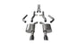 Corsa Performance 15-16 Dodge Charger SRT/Scat Pack/R/T 6.4L Black Xtreme Cat-Back