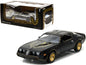 1980 Pontiac Firebird Trans Am T/A Turbo 4.9L Starlite Black with Golden Eagle Hood and Stripes 1/24 Diecast Model Car by Greenlight  free shipping USA