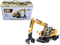 CAT Caterpillar M318F Wheeled Excavator with Operator "High Line Series" 1/50 Diecast Model by Diecast Masters  free shipping USA