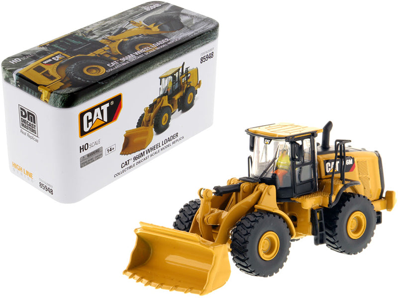CAT Caterpillar 966M Wheel Loader with Operator "High Line" Series 1/87 (HO) Scale Diecast Model by Diecast Masters  free shipping USA