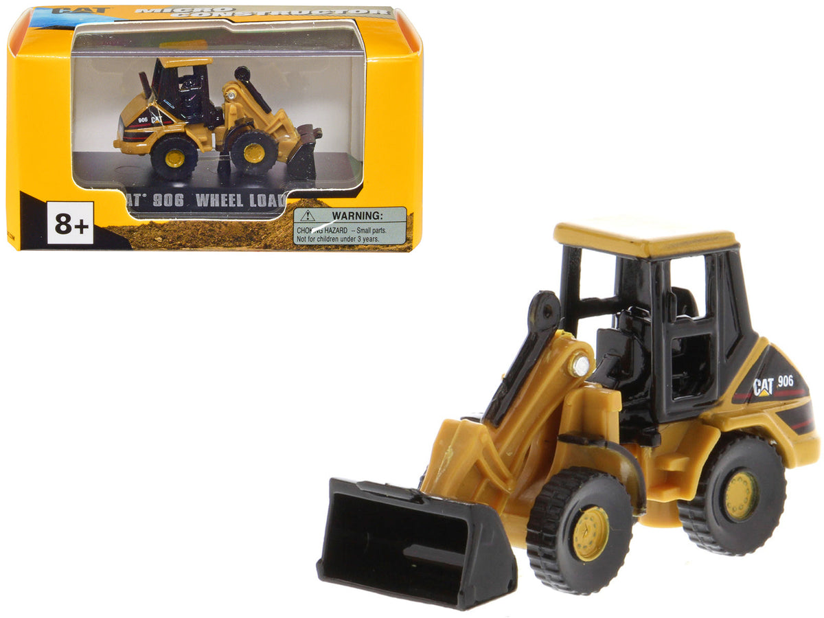 CAT Caterpillar 906 Wheel Loader Yellow "Micro-Constructor" Series Diecast Model by Diecast Masters  free shipping USA