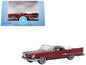 1961 Chrysler 300 Convertible (Closed Top) Cinnamon Brown Metallic with White Top 1/87 (HO) Scale Diecast Model Car by Oxford Diecast  free shipping USA