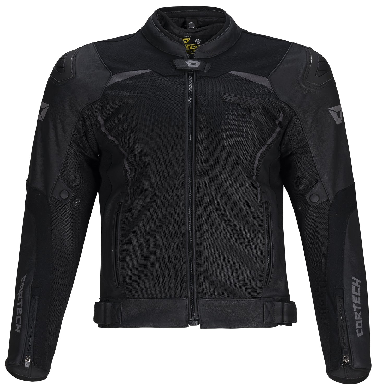 VADER LEATHER JKT BLK MED