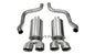Corsa Performance 05-08 Chevrolet Corvette C6 6.0L V8 Polished Xtreme Axle-Back Exhaust