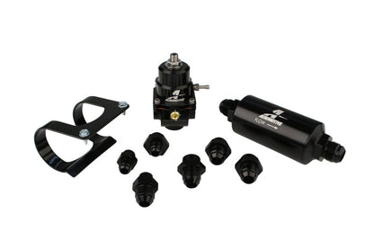 Aeromotive Bypass Carb Regulator System, Fuel, Stealth, Filter, Filter Bracket