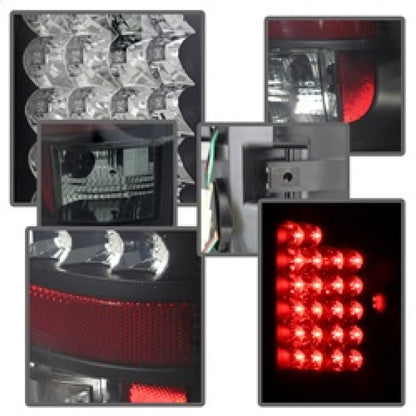 Spyder Dodge Ram 02-06 1500/Ram 2500/3500 03-06 LED Tail Light Black Smoke ALT-YD-DRAM02-LED-BSM 5078094