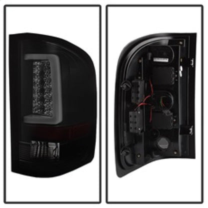 Spyder 07-13 Silverado (Will Not Work w/2010 921 Bulb)V3 Tail Lights Blk Smk ALT-YD-CS07V3-LBLED-BSM 5084095