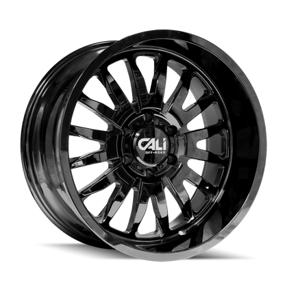 CALI OFF-ROAD SUMMIT 9110 GLOSS BLACK 20X10 8-180 -25MM 124.1MM 9110-2178GBN