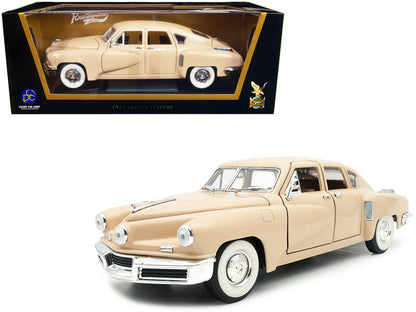 1948 Tucker Torpedo Cream 1/18 Diecast Model Car by Road Signature  free shipping USA
