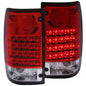 Anzo 1989-1995 Toyota Pickup LED Taillights Red/Clear