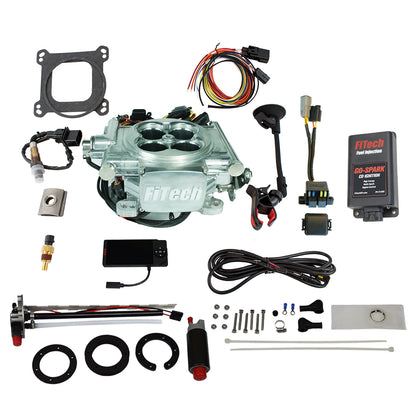 Go EFI 4 600 HP Power Adder Bright Aluminum EFI System
