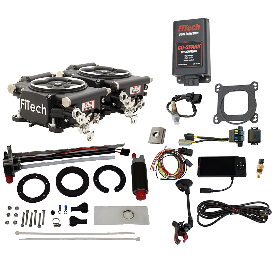Go EFI 2x4 625 HP Bright Aluminum EFI System