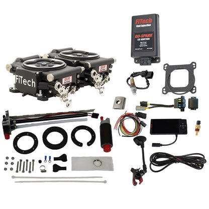 Go EFI 2x4 625 HP Bright Aluminum EFI System