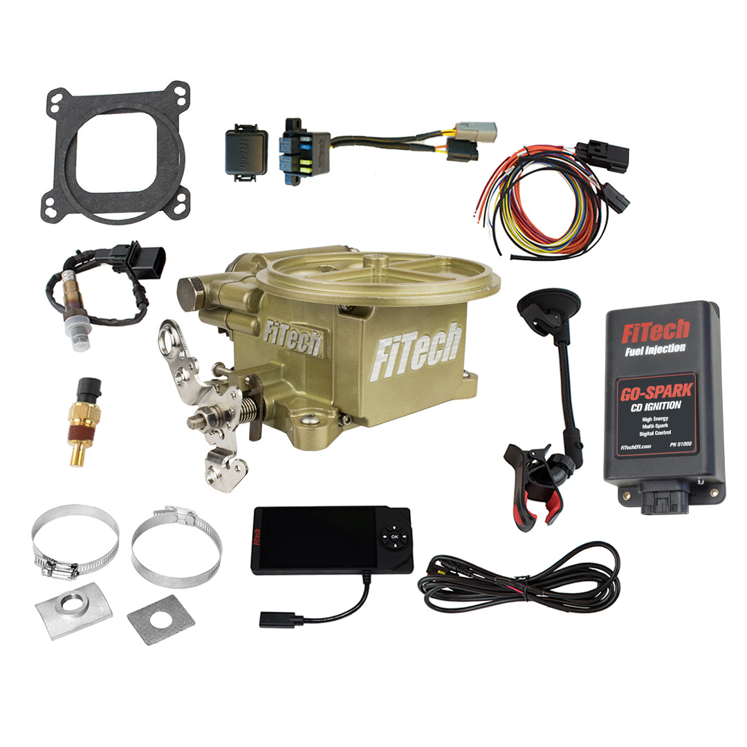 Go EFI 2 Barrel 400 HP Classic Gold EFI System & Go Spark CDI Box
