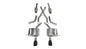 Corsa Performance Sport Dual Rear Cat-Back Exhaust 11-14 Dodge Durango 5.7L V8 Black