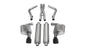 Corsa Performance 12-13 Dodge Charger SRT-8 6.4L V8 Black Xtreme Cat-Back Exhaust