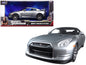 Brian's Nissan GT-R (R35) Silver "Fast & Furious" Movie 1/24 Diecast Model Car by Jada  free shipping USA