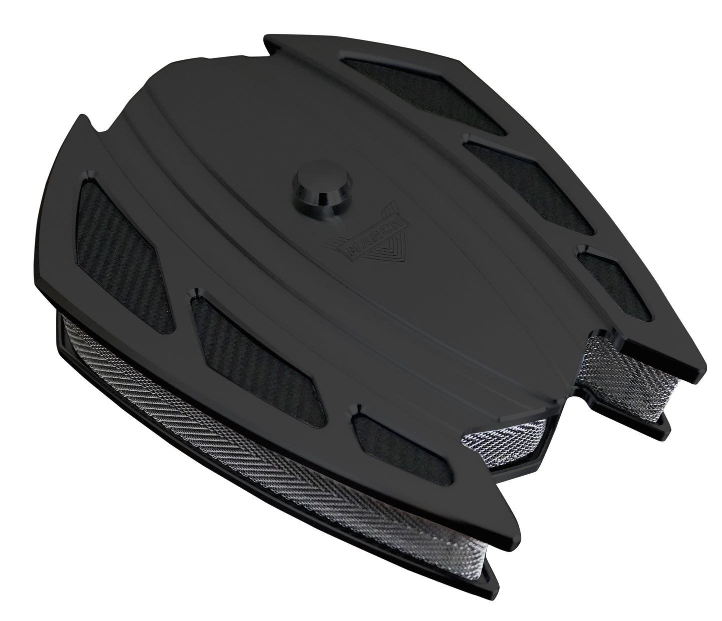 STYLE TRACK XS BILLET AIR CLEANER - BLACK