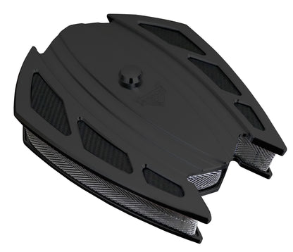 STYLE TRACK XS BILLET AIR CLEANER - BLACK