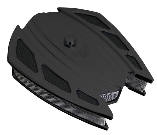 STYLE TRACK XS BILLET AIR CLEANER - BLACK