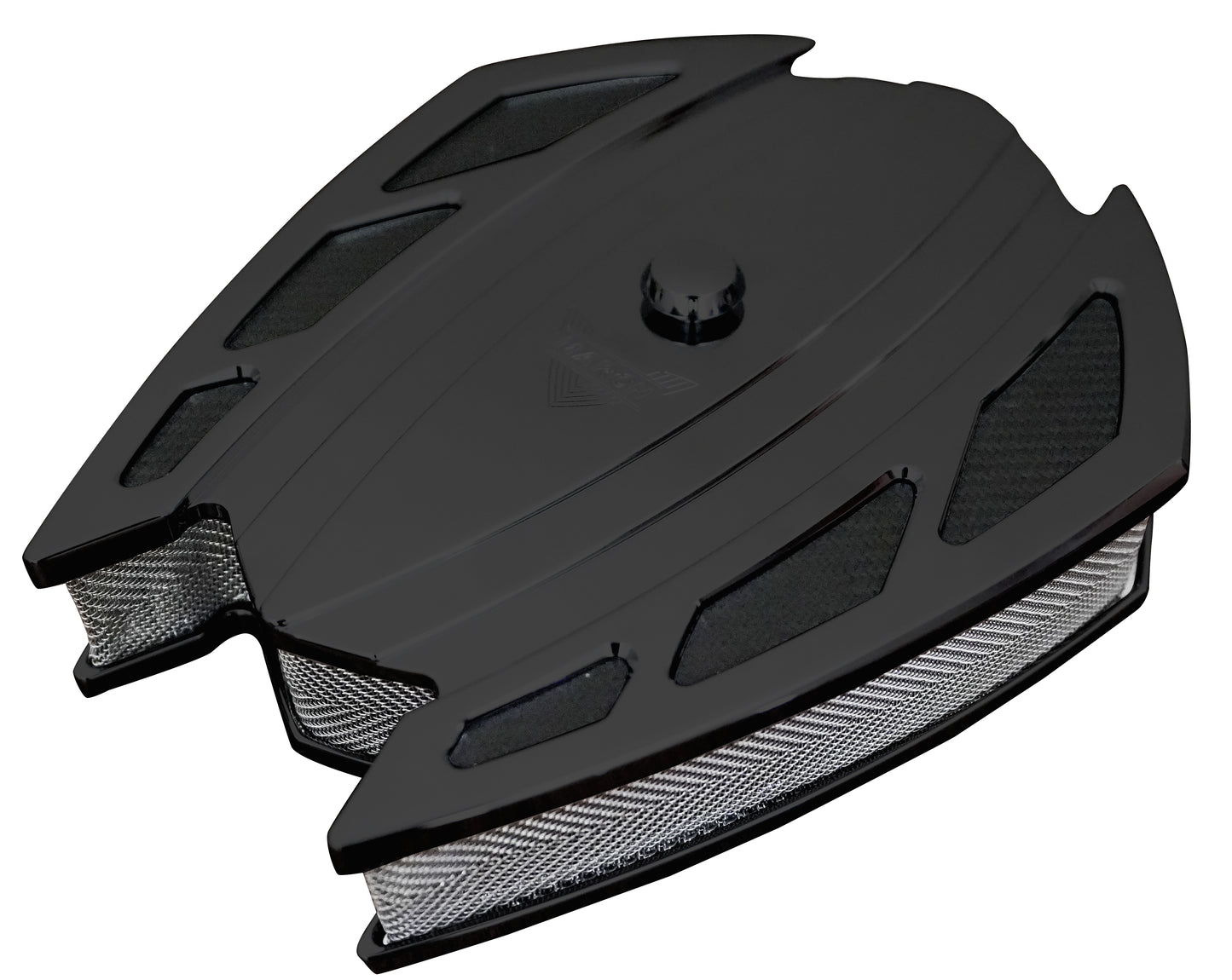STYLE TRACK XS BILLET AIR CLEANER - BLACK