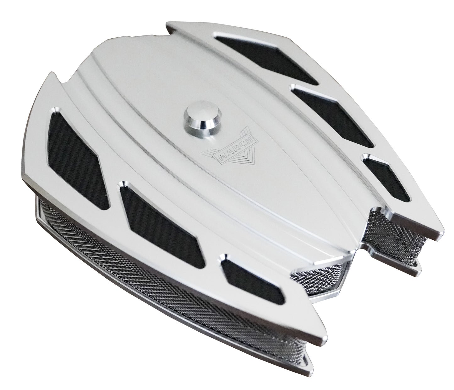 STYLE TRACK XS BILLET AIR CLEANER - CHROME