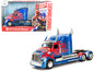 Western Star 5700 XE Phantom Optimus Prime with Robot on Chassis "Transformers 5" (2017) Movie "Hollywood Rides" Series 1/24 Diecast Model by Jada  free shipping USA