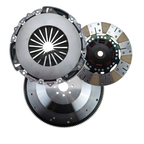 RAM Clutches Powergrip HD 650HP Street Performance Metallic Clutch Kit With Flywheel 2011-2017 Mustang 10.5 X 1 -23 Spline  - 98956HFW