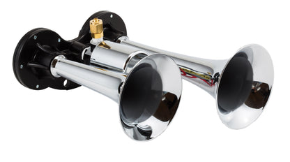 Kleinn Air Horns - 99 - Chrome Compact Dual Horn