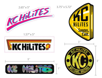 KC Hilites DECAL THROWBACK MULTI PN:9948