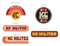 KC Hilites DECAL THROWBACK MULTI PN:9949