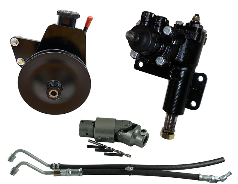 Borgeson - Steering Conversion Kit - P/N: 999063 - Mopar Complete Power Steering Conversion Kit. Fits 70-72 Mopars With 1-1/8in. Pitman Shaft And 318/340/360. Includes All Necessary Components For Conversion.