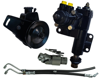 Borgeson - Steering Conversion Kit - P/N: 999069 - Mopar Complete Power Steering Conversion Kit. Fits 64-69 Mopars With 1-1/8in. Pitman Shaft And 273/318/340. Includes All Necessary Components For Conversion.