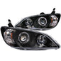 04-05 Civic Coupe/Sedan Projector Headlights, ANZO 121059