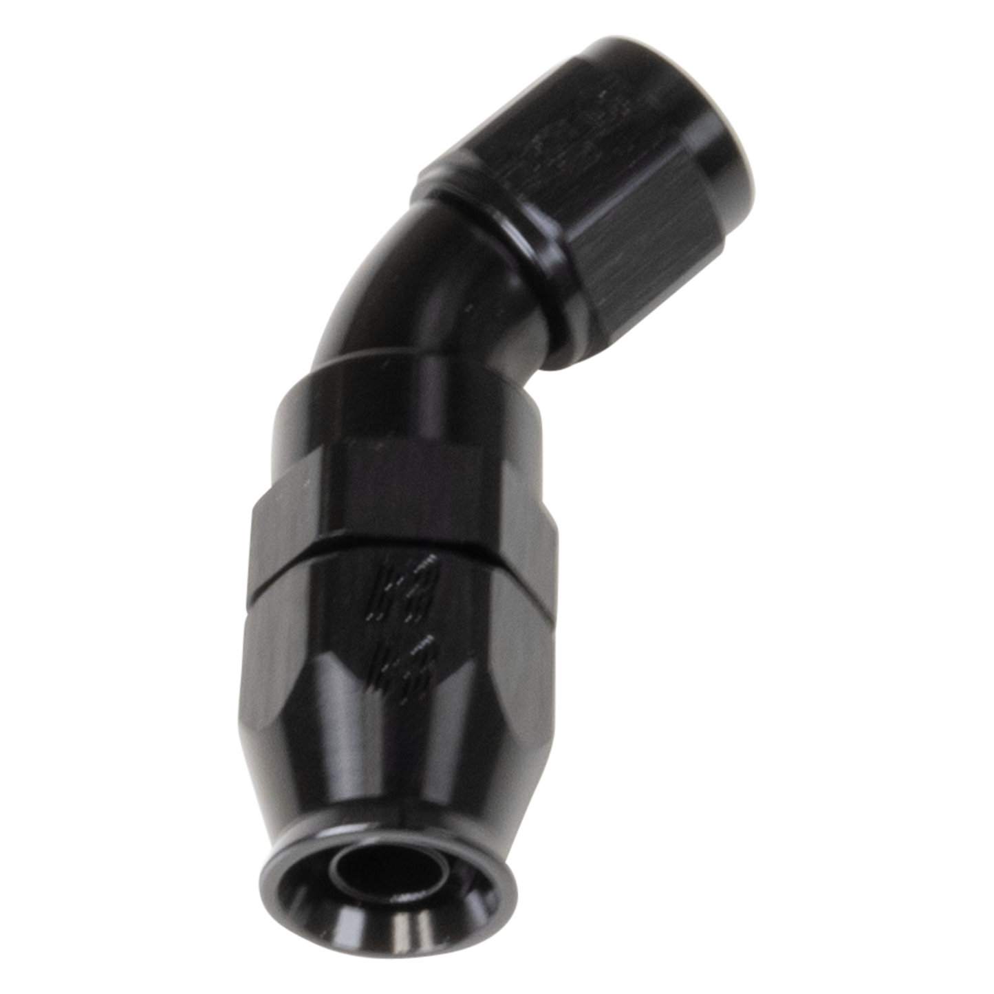 Black 45 -6 Pro PTFE Hose End