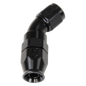 Black 45 -6 Pro PTFE Hose End