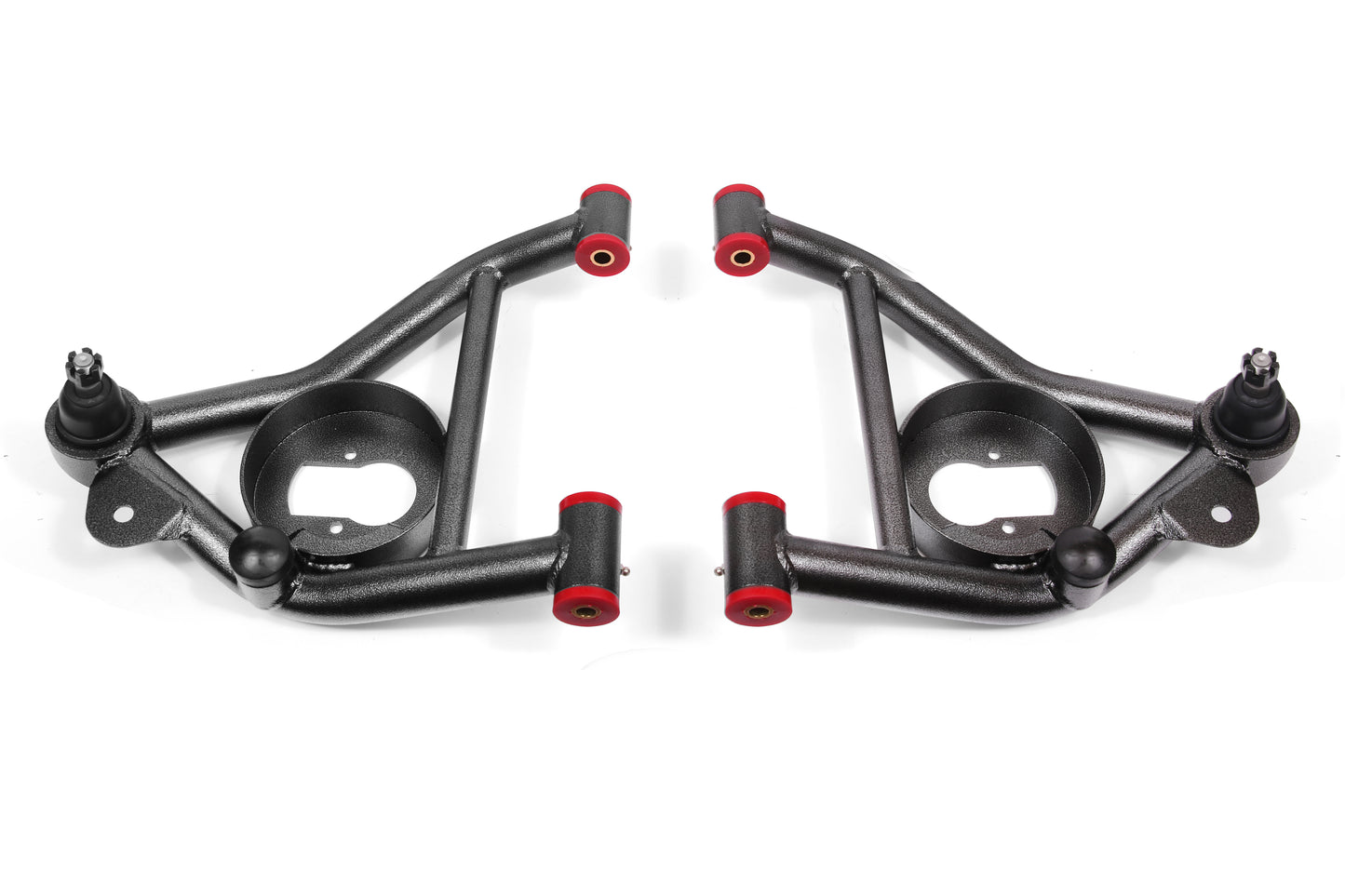 BMR Suspension - A-arms Lower DOM Non-adjustable Polyurethane Bushings With Spring Pocket - AA008H