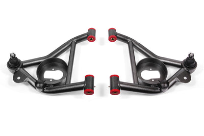 BMR Suspension - A-arms Lower DOM Non-adjustable Polyurethane Bushings With Spring Pocket - AA008H