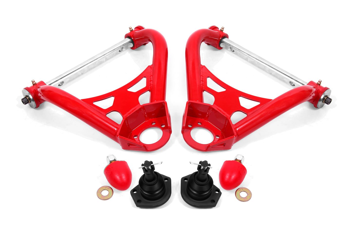 BMR Suspension - A-arms Upper DOM Non-adjustable Polyurethane Bushings Stock Spindles - AA017R