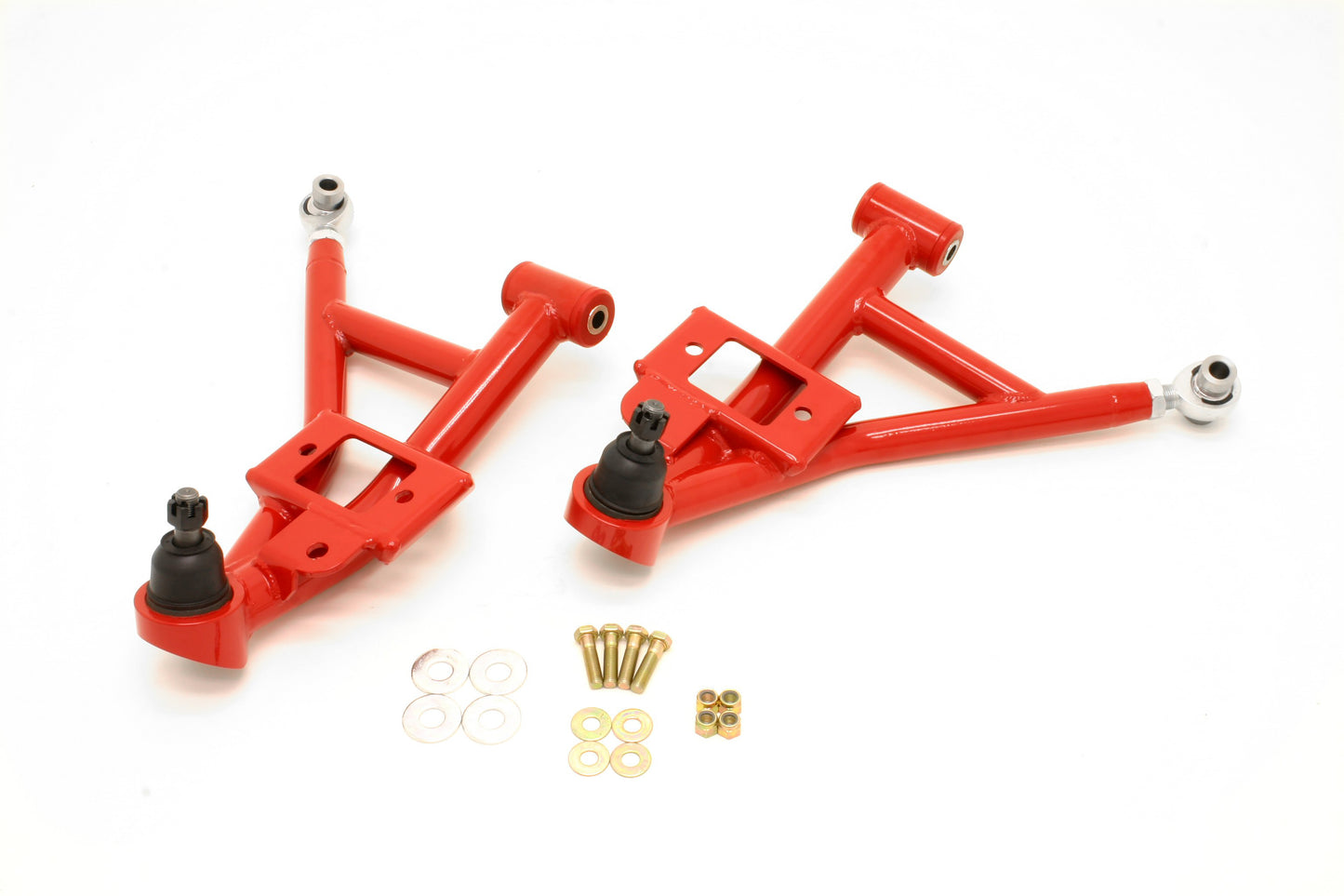 BMR Suspension - A-arms Lower DOM Adjustable Polyurethane/Rod End Combo 1 In. Lowering - AA020R