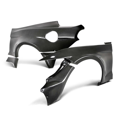 Anderson Composites AC-15MUWBC JTP 10-piece Carbon Fiber Wide Fender Flares For 2015-2017 Ford Mustang