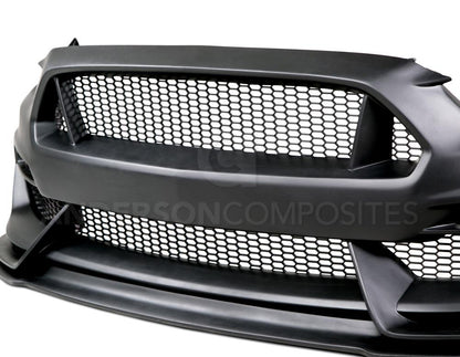 Anderson Composites AC-FB15FDMU-GR-GF Type-GR (GT350 Style) Fiberglass Front Bumper For 2015-2017 Ford Mustang