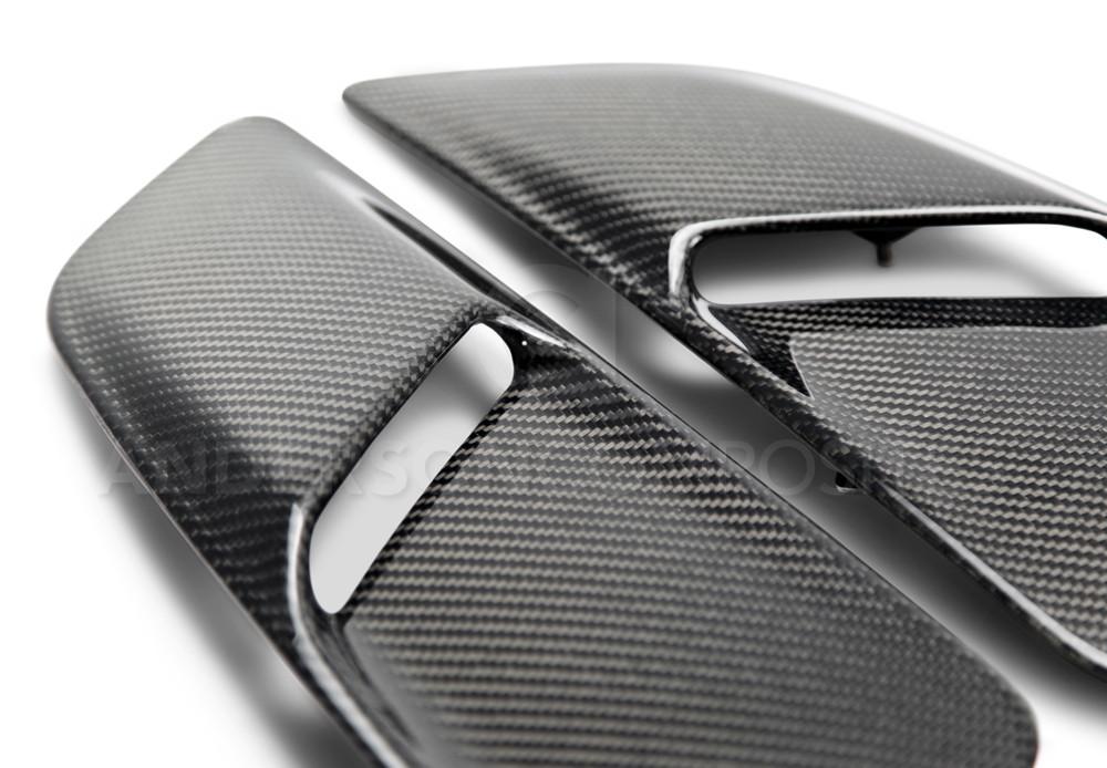 Anderson Composites AC-HV15FDMUGT-OE Type-OE Carbon Fiber Hood Vents For 2015-2017 Ford Mustang GT