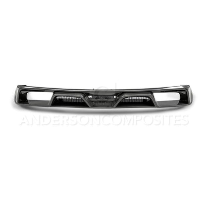Anderson Composites AC-RL15FDMU-GR Type-GR (GT350 Style) Carbon Fiber Rear Diffuser For 2015-2017 Ford Mustang With Quad-tip Exhaust