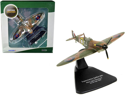 Supermarine Spitfire MK1 SGT R. Havercroft No 92 Sqn 1940 1/72 Diecast Model Airplane by Oxford Diecast  free shipping USA